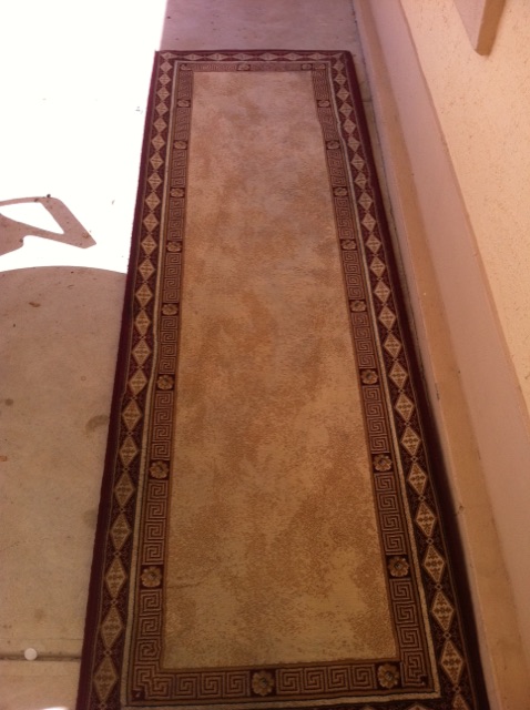 Rug after cleaned by Priceless carpet cleaning